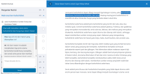 Jawaban chatbot di Sekolahkan.com yang disesuaikan dengan konteks